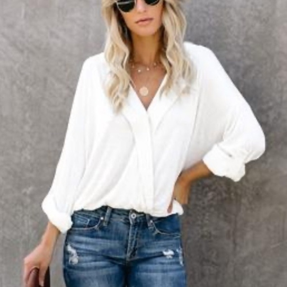 Mustard seed- stay true blouse sz M Black